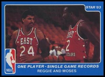 27 One Player - Single Game Records, Reggie Theus and Moses Malone